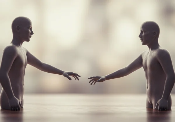People in a relationship showing emotional distance.