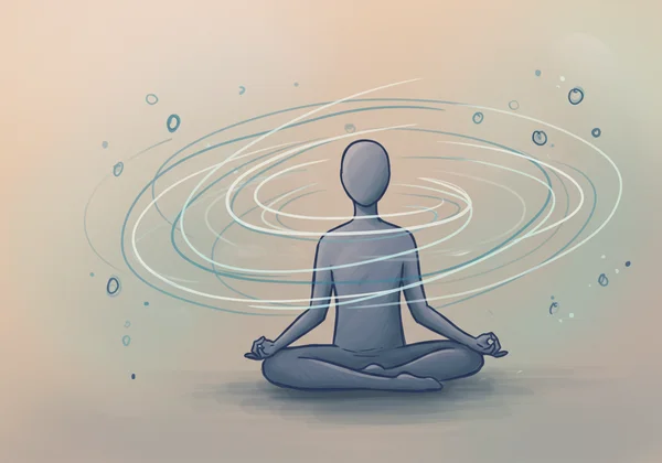Person practicing self-soothing for dating anxiety