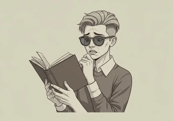 Anxious person gently setting a boundary with confidence