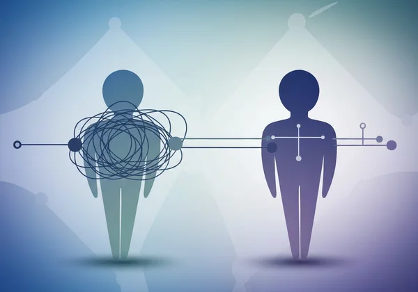Abstract connection showing attachment and boundaries
